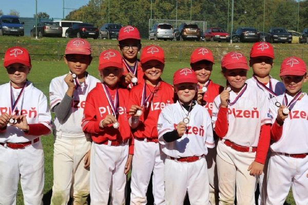 Malí baseballisté z Plzně zazářili na turnaji a zvou na veřejný trénink