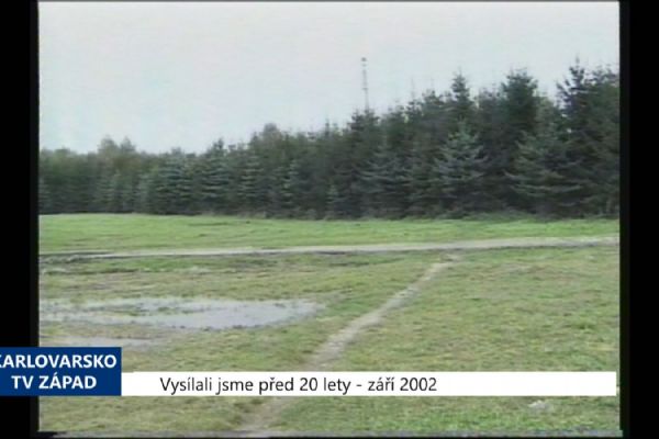 2002 – Sokolov: Město koupí lesopark za autobusovým nádražím (TV Západ)