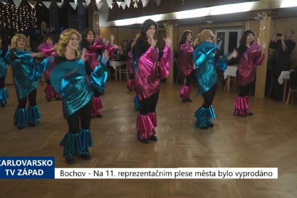 Bochov: Na 11. reprezentačním plese města bylo vyprodáno (TV Západ)