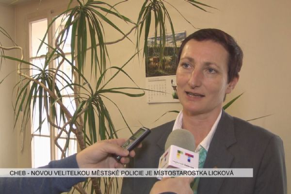 Cheb: Novou velitelkou Městské policie je místostarostka Licková (TV Západ)
