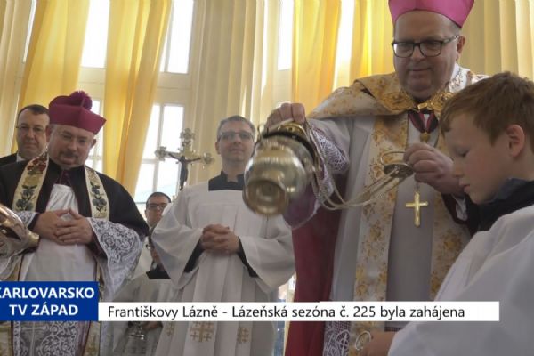Františkovy Lázně: Lázeňská sezóna č. 225 byla zahájena (TV Západ)