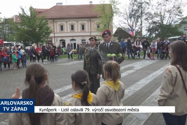 Kynšperk: Lidé oslavili 79. výročí osvobození města (TV Západ)