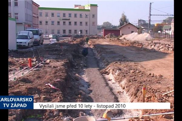 2010 – Sokolov: Nové parkoviště u nádraží je již v provozu (4209) (TV Západ)