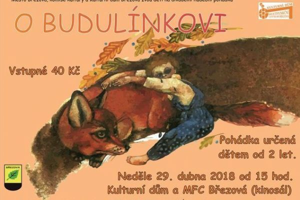 Březová: Příští neděli se v kulturním domě hraje pohádka O Budulínkovi
