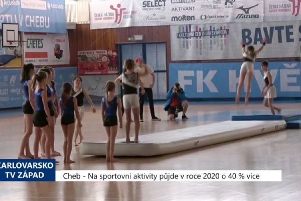 Cheb: Na sportovní aktivity půjde v roce 2020 o 40 % více (TV Západ)