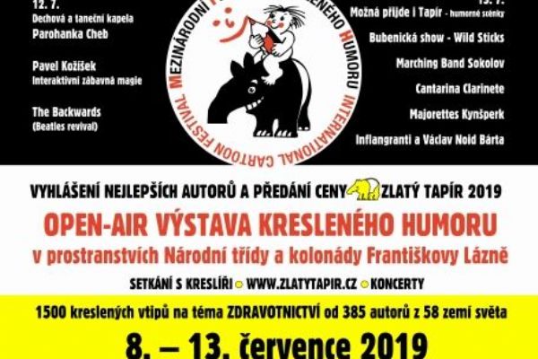 Františkovy Lázně: Ve městě se bude konat 4. ročník Mezinárodního festivalu kresleného humoru