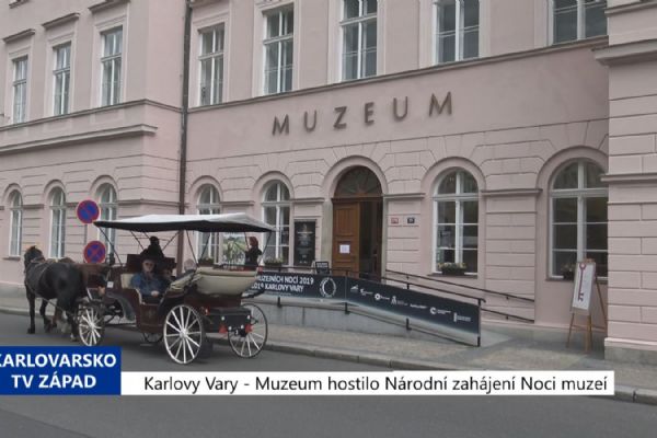 Karlovy Vary: Muzeum hostilo Národní zahájení Noci muzeí (TV Západ)