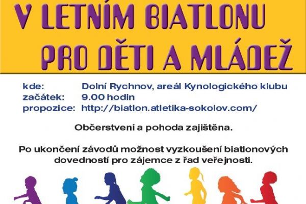 Sokolovsko: Letní biatlon pro děti a mládež se koná na začátku června