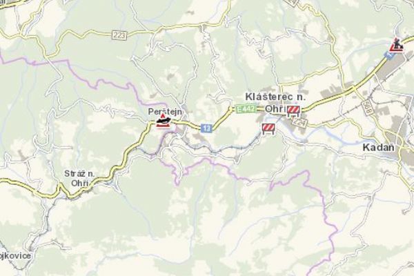Stráž nad Ohří: Střet dvou vozidel
