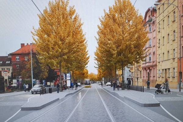 Klatovská třída bude zelenější a bezpečnější