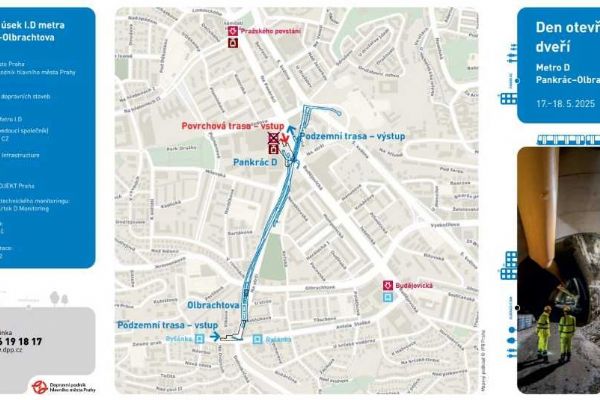 Metro D v Praze: Den otevřených dveří 17.-18. května zdarma!