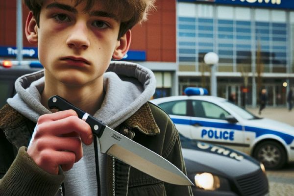 Sedmnáctiletému způsobili neznámý pachatel tři řezné rány u nákupního střediska Trumf