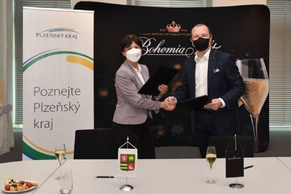 Bohemia Sekt a Plzeňský kraj potvrdili podpisem deklarace další spolupráci