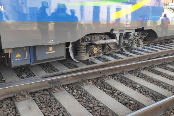 Na nádraží v Plzni vykolejil prázdný vagon