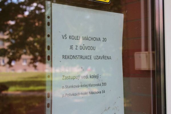 O ubytování na vysokoškolských kolejích je v Plzni zájem