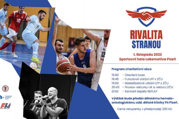 Rivalita stranou. Univerzity podpoří sportem hematoonkologii FN Plzeň