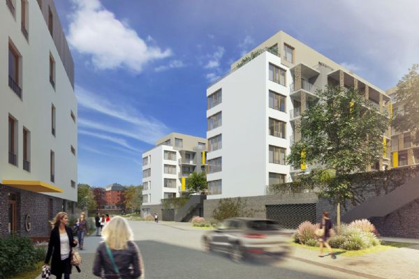Byty v centru Plzně lákají zájemce již před zahájením výstavby