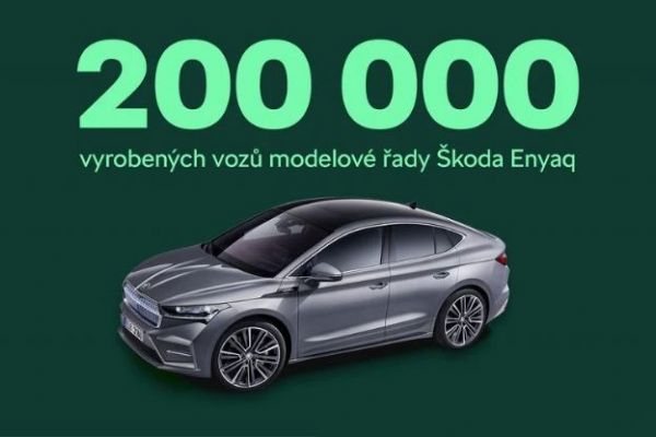 Modelová řada Škoda Enyaq překonala hranici 200 000 kusů. Nový model najdete v Plzni v autosalonu Auto CB