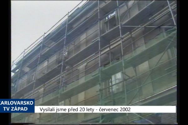 2002 – Cheb: Fond rozvoje bydlení posílí o 5 milionů korun (TV Západ)
