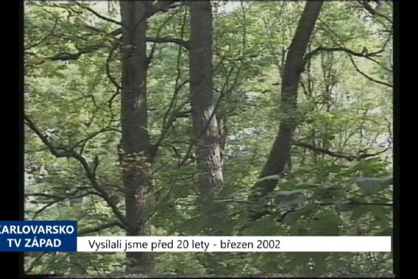 2002 – Cheb: Město chce sejmout zástavu bavorského lesa (TV Západ)