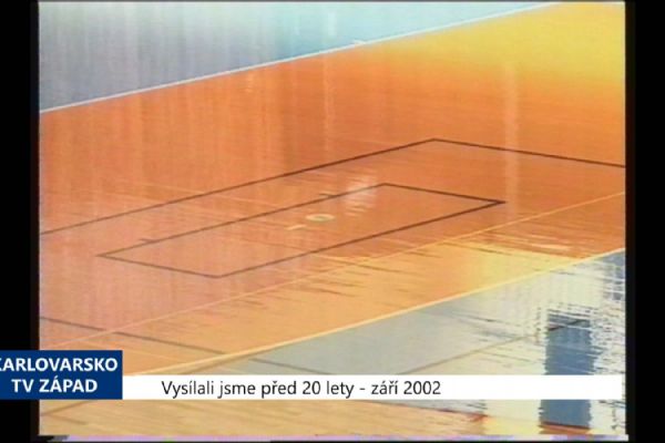 2002 – Cheb: Nová palubovka vyšla na 4 miliony a vydrží 40 let (TV Západ)