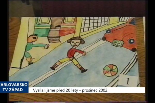 2002 – Sokolov, Praha: Děti s Ajaxem navštívily Policejní muzeum (TV Západ)