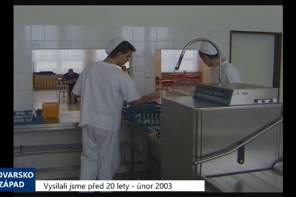 2003 – Sokolov: Do školních jídelen musí město investovat miliony (TV Západ)