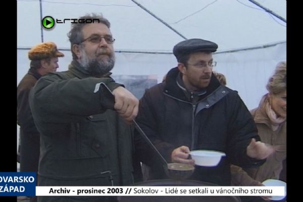 2003 – Sokolov: Lidé se setkali u vánočního stromu (TV Západ)