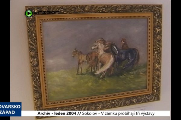 2004 – Sokolov: V zámku probíhají tři výstavy (TV Západ)