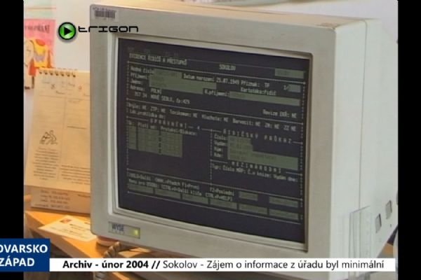 2004 – Sokolov: Zájem o informace z úřadu byl minimální (TV Západ)