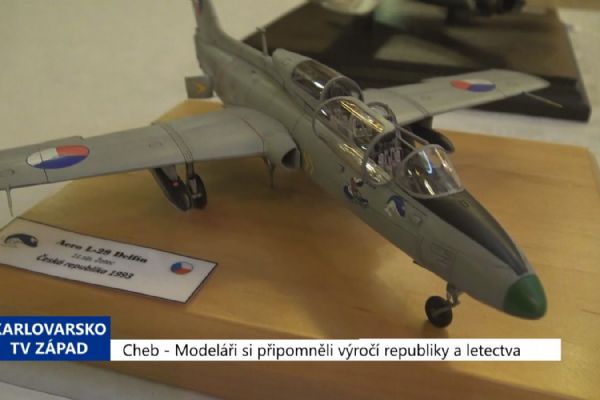 Cheb: Modeláři si připomněli výročí republiky a letectva (TV Západ)
