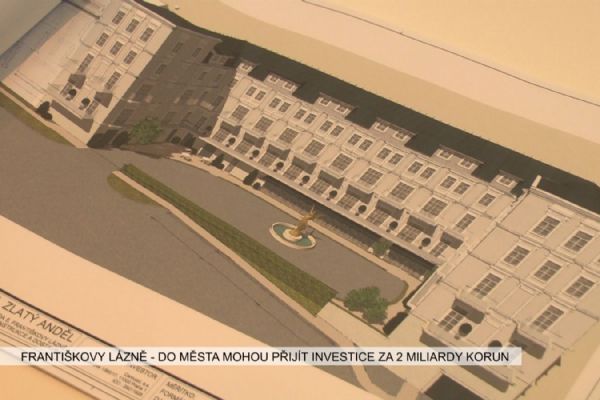 Františkovy Lázně: Do města mohou přijít investice za 2 miliardy (TV Západ)