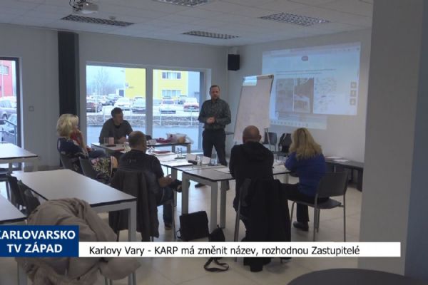 Karlovy Vary: KARP má změnit název, rozhodnou Zastupitelé (TV Západ)