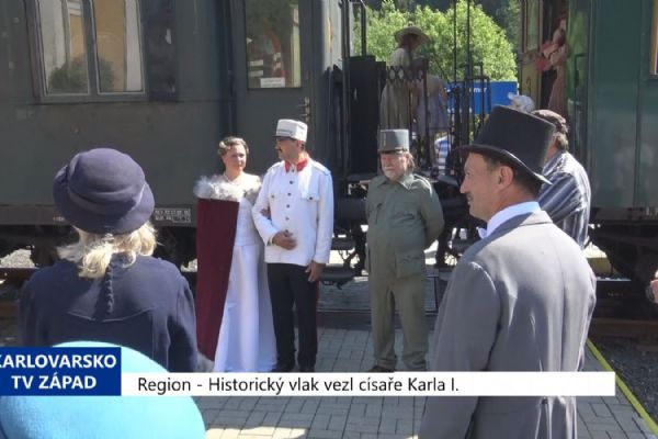 Region: Historický vlak vezl císaře Karla I. (TV Západ)