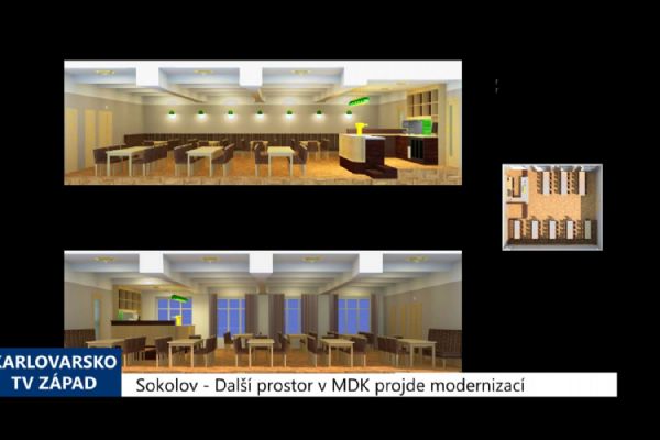 Sokolov: Další prostor v MDK projde modernizací (TV Západ)