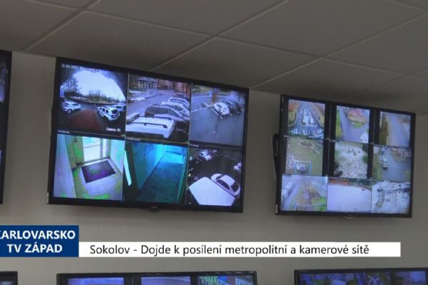 Sokolov: Dojde k posílení metropolitní a kamerové sítě (TV Západ)