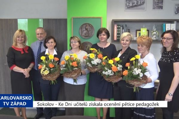 Sokolov: Ke Dni učitelů získala ocenění pětice pedagožek (TV Západ)