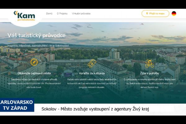 Sokolov: Město zvažuje vystoupení z agentury Živý kraj (TV Západ)