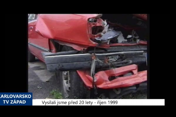 1999 – Cheb: Nehodovost na silnicích roste (TV Západ)