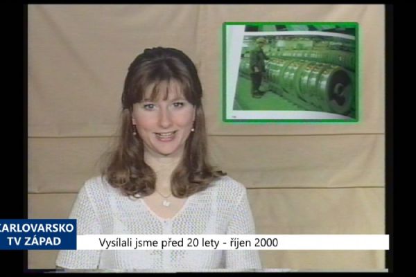 2000 – Cheb: Na radnici se jednalo o spolupráci se zahraničními partnery (TV Západ)