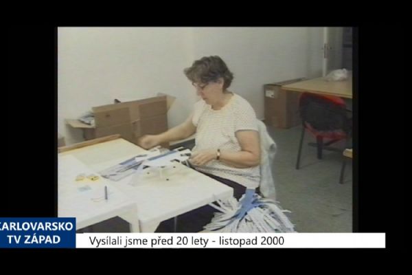 2000 – Cheb: Součástí Chráněných dílen bude přeškolovací centrum (TV Západ)