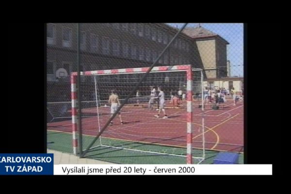 2000 – Cheb: Sportoviště u základních škol se otvírají veřejnosti (TV Západ)