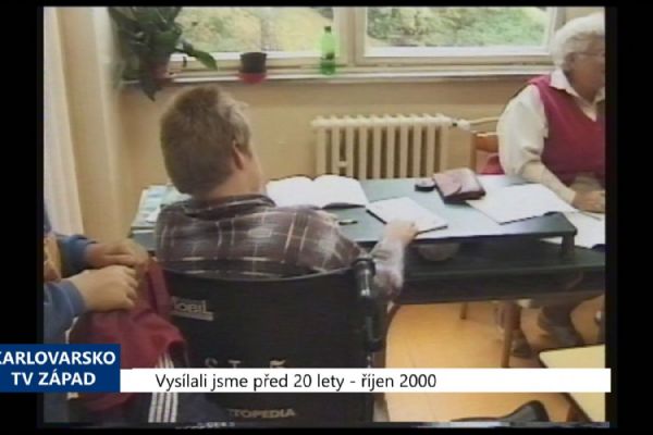 2000 – Cheb: Vozíčkářům budou ve škole pomáhat asistenti (TV Západ) 