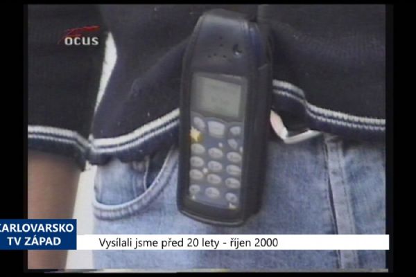 2000 – Sokolov: Krádeží mobilních telefonů přibývá (TV Západ)