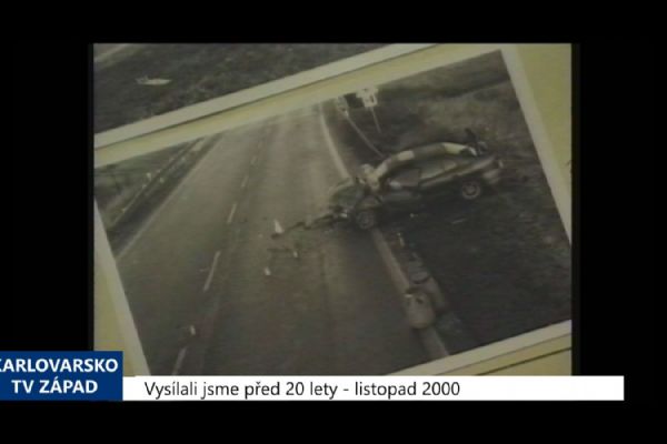 2000 – Sokolovsko: Tragická nehoda si vyžádala jeden mladý život (TV Západ)