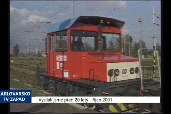 2001 – Cheb: Den železnice přilákal stovky lidí (TV Západ)