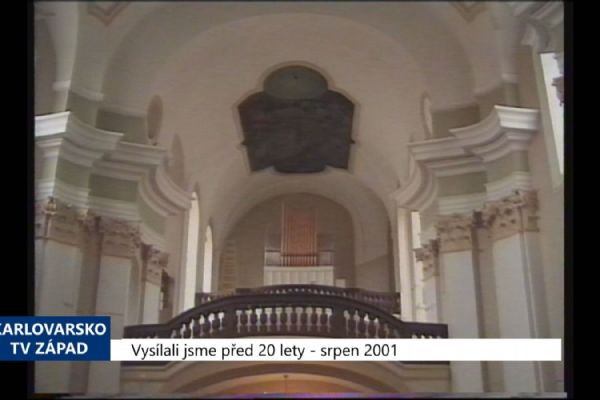 2001 – Cheb: Kostel sv. Kláry projde rozsáhlou rekonstrukcí (TV Západ)