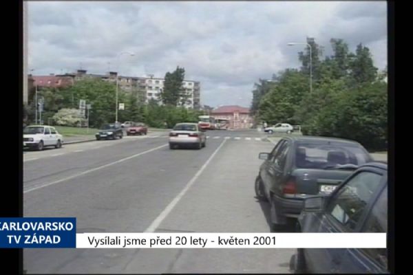 2001 – Cheb: Kruhový objezd u nádraží dostal zelenou (TV Západ)