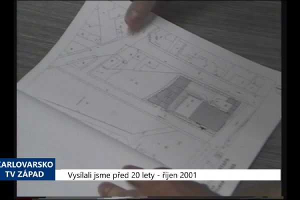 2001 – Cheb: Na pozemku po Rudolfinu bude postaven hotel (TV Západ)