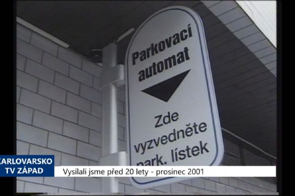 2001 – Cheb: Parkovací automat se vrátí do centra (TV Západ)